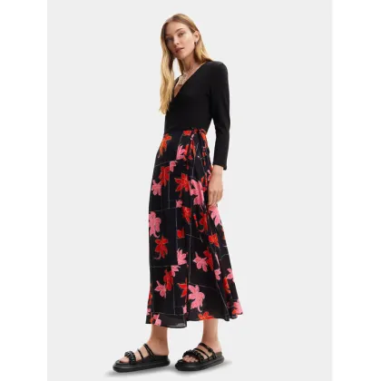 Zdjęcie Desigual Sukienka letnia Memphis 24SWVW37 Czarny Regular Fit