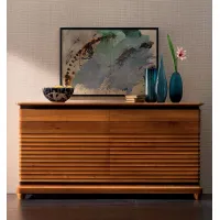 Picture Italian 2-door chest of drawers with 2 drawers for an exclusive living room - Cantiero