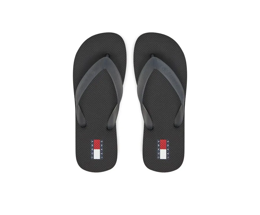 obrazek 1 Tommy Jeans Japonki Tjw Logo Flip Flop EN0EN02447 Czarny