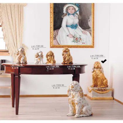 Picture Gold cocker spaniel with a Swarovski collar 54cm - Valle d'oro Patchi