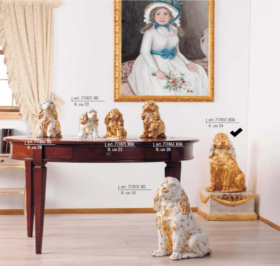 obrazek 1 Złoty cocker spaniel w obroży Swarovski 54cm - Valle d'oro Patchi