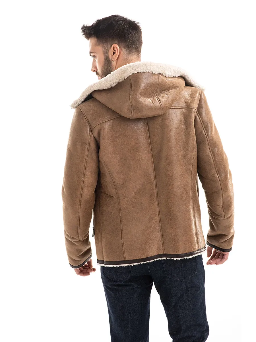 obrazek 12 Naturalna kurtka męska z owczej skóry - A&A Vesa