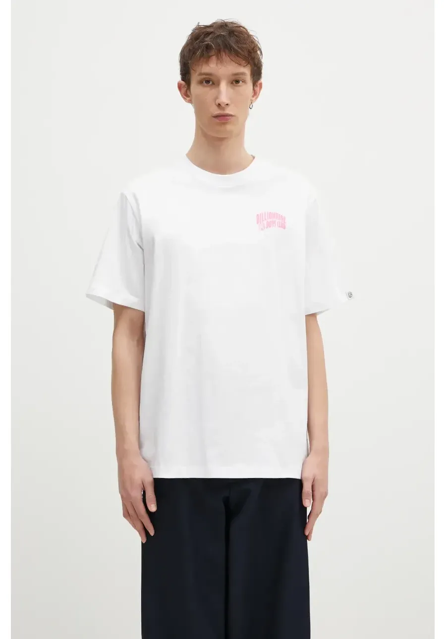 obrazek 1 Billionaire Boys Club t-shirt bawełniany Small Arch Logo Highlight męski kolor biały z nadrukiem BC008