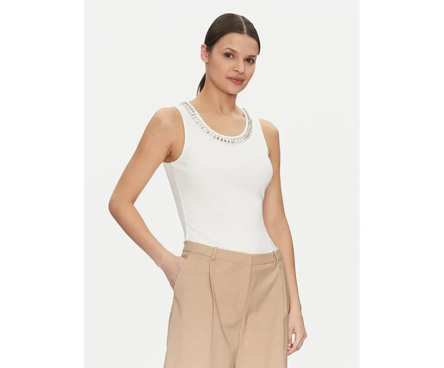 obrazek 1 Guess Top 5RGP23 6299A Biały Regular Fit