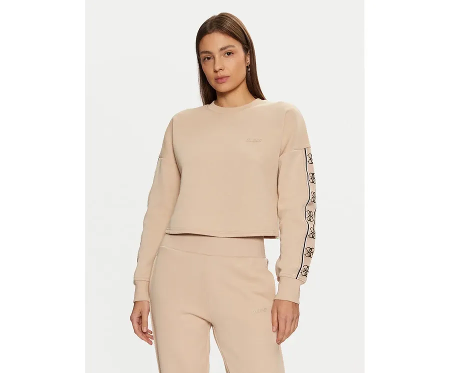 obrazek 1 Guess Bluza V3BQ16 KB3P2 Beżowy Regular Fit