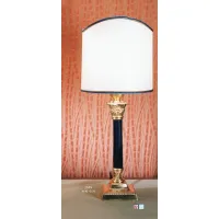 Picture Beautiful, stylish Empire lamp with a Murano glass tube – Il Paralume Marina