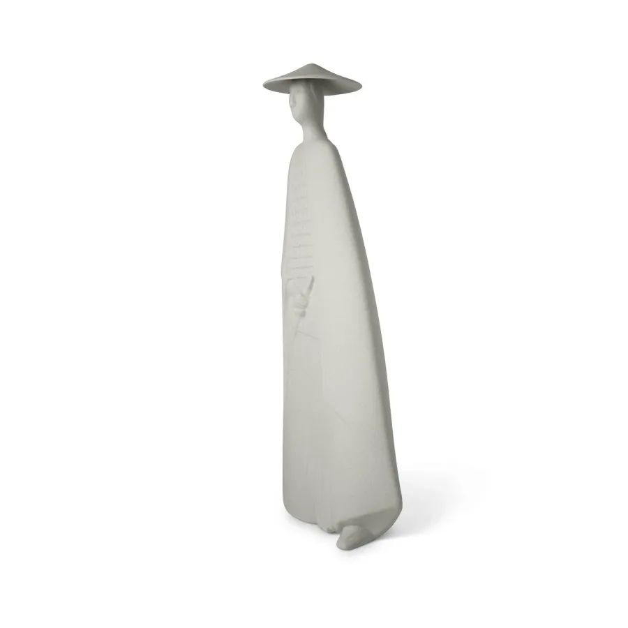obrazek 6 Elegancka figurka samuraja z ceramiki 20x10x48 cm