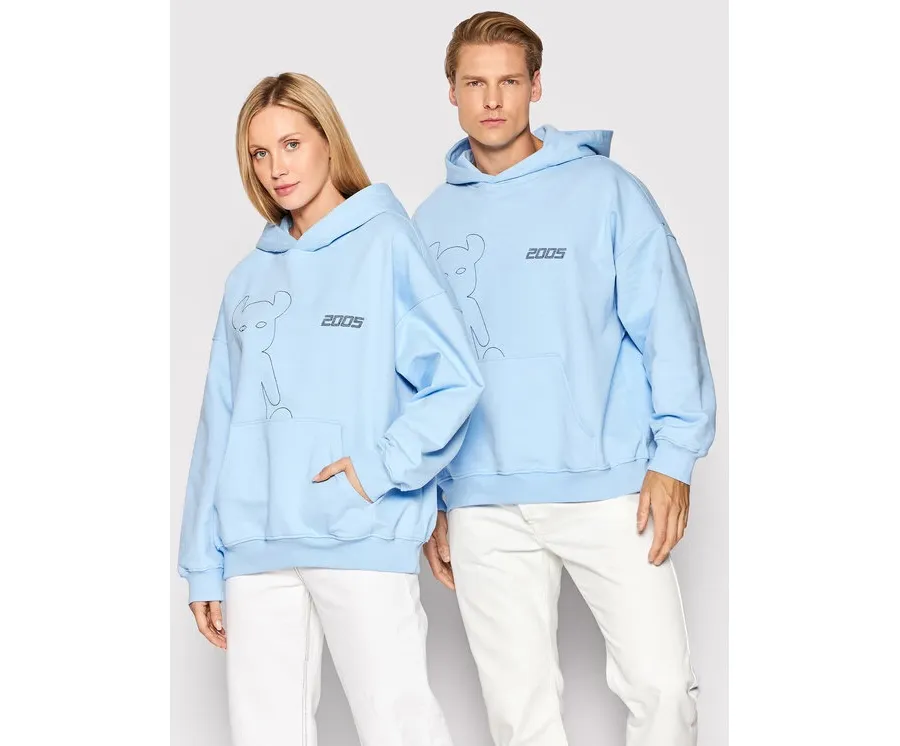 obrazek 1 2005 Bluza Unisex Horned Błękitny Regular Fit