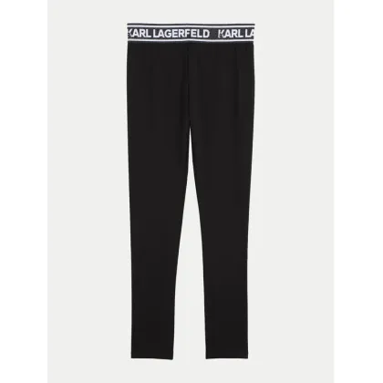 Zdjęcie Karl Lagerfeld Kids Legginsy Z30202 S Czarny Slim Fit