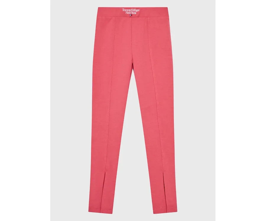 obrazek 1 Tommy Hilfiger Legginsy Graphic KG0KG07062 M Różowy Slim Fit