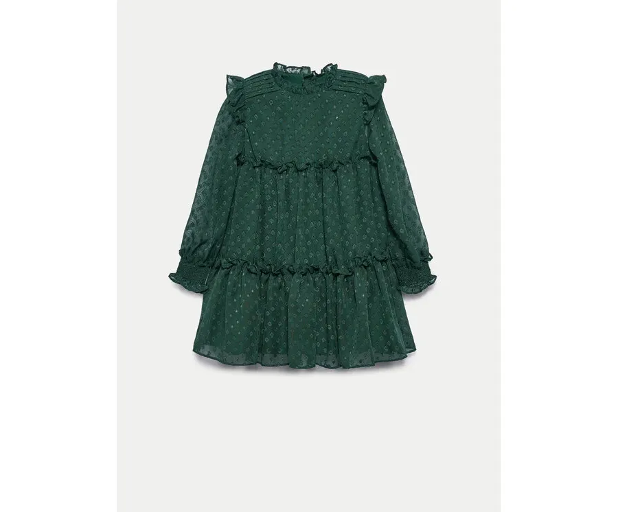 obrazek 1 Abel & Lula Sukienka codzienna 5526 Zielony Regular Fit