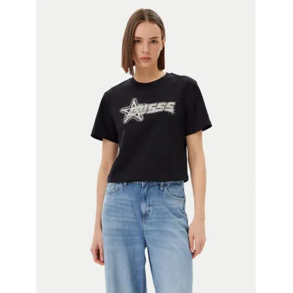 Zdjęcie Guess T-Shirt V5GI12 K9RM1 Czarny Boxy Fit
