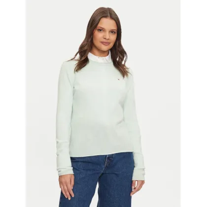 Zdjęcie Tommy Hilfiger Sweter WW0WW44161 Zielony Regular Fit