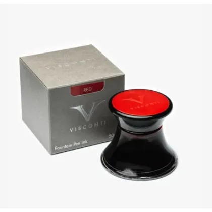 Picture Red inkwell from the Italian brand Visconti