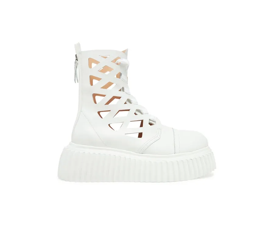 obrazek 1 AGL Botki Viggy D751517PGKI034B775 Biały