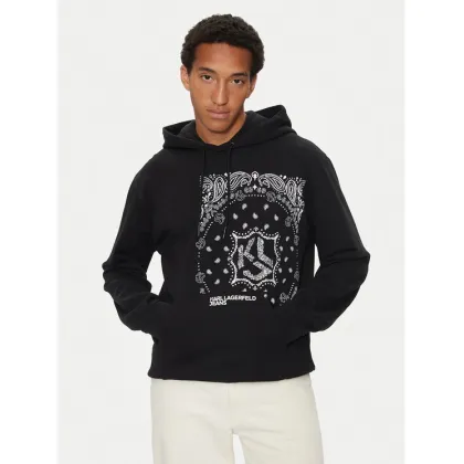 Zdjęcie Karl Lagerfeld Jeans Bluza 245D1805 Czarny Regular Fit