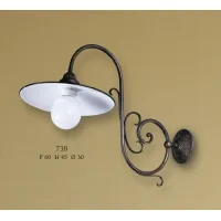 Picture A unique wall lamp with a rustic character - Il Paralume Marina