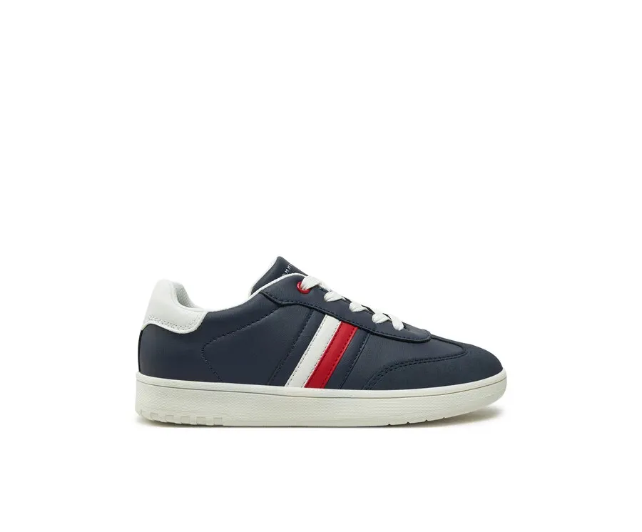obrazek 1 Tommy Hilfiger Sneakersy Stripe Low Cut Lace-Up Sneaker T3X9-33851-1269 S Granatowy