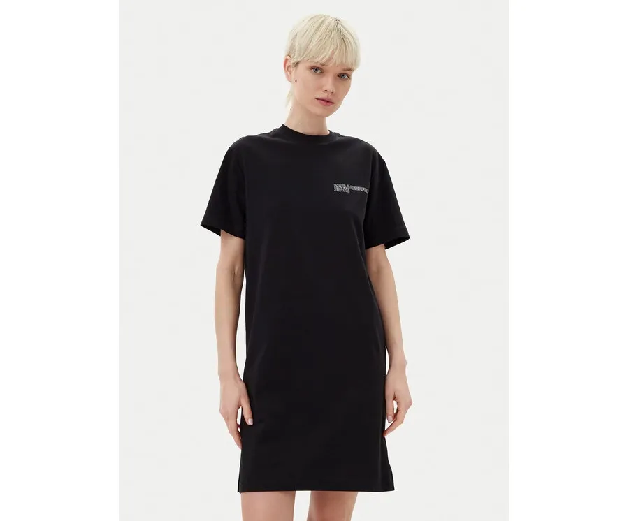 obrazek 1 KARL LAGERFELD Sukienka codzienna A2W13036 Czarny Regular Fit