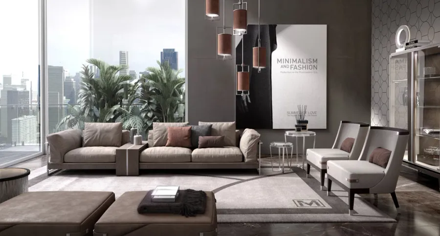 obrazek 2 Oryginalna włoska nowoczesna sofa do salonu