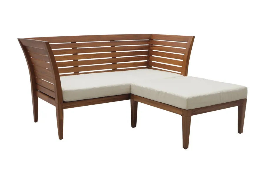 obrazek 2 Luksusowa sofa Georgetown z drewna tekowego do ogrodu i na taras