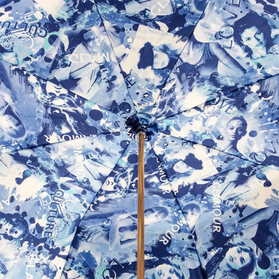 obrazek 5 Oryginalny parasol damski w kolorze granatowym – Pasotti