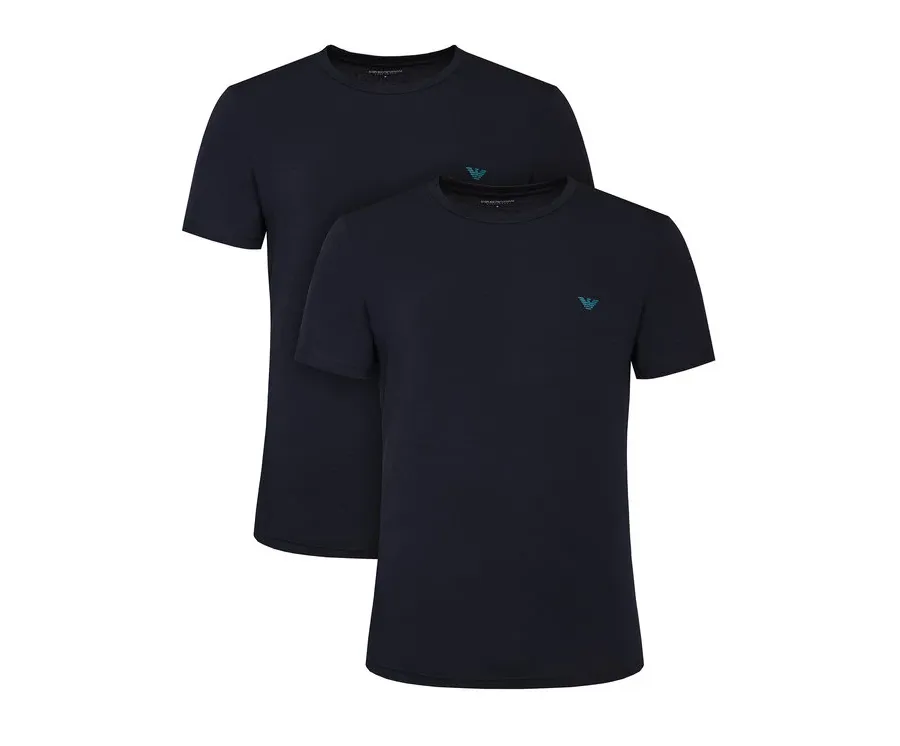 obrazek 1 Emporio Armani Underwear Komplet 2 t-shirtów EM000391 AF10776 MB143 Granatowy Regular Fit
