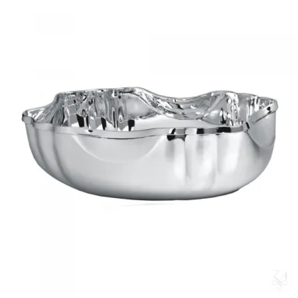 Zdjęcie Piękna prostokątna miska „Valeria” o oryginalnym kształcie - Zaramella Argenti