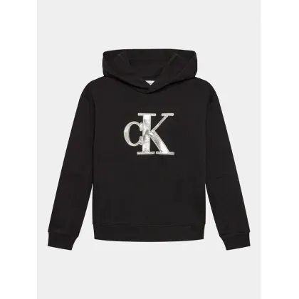 Zdjęcie Calvin Klein Jeans Bluza Metallic Monogram IG0IG02298 Czarny Regular Fit