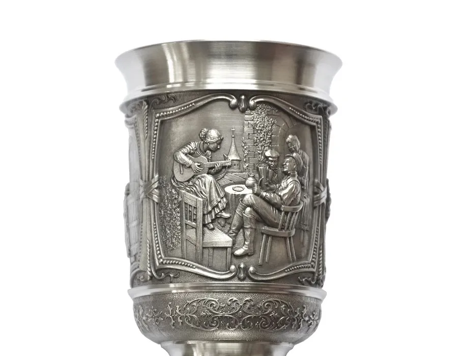 obrazek 2 Cynowy kubek do piwa o pojemności 250 ml