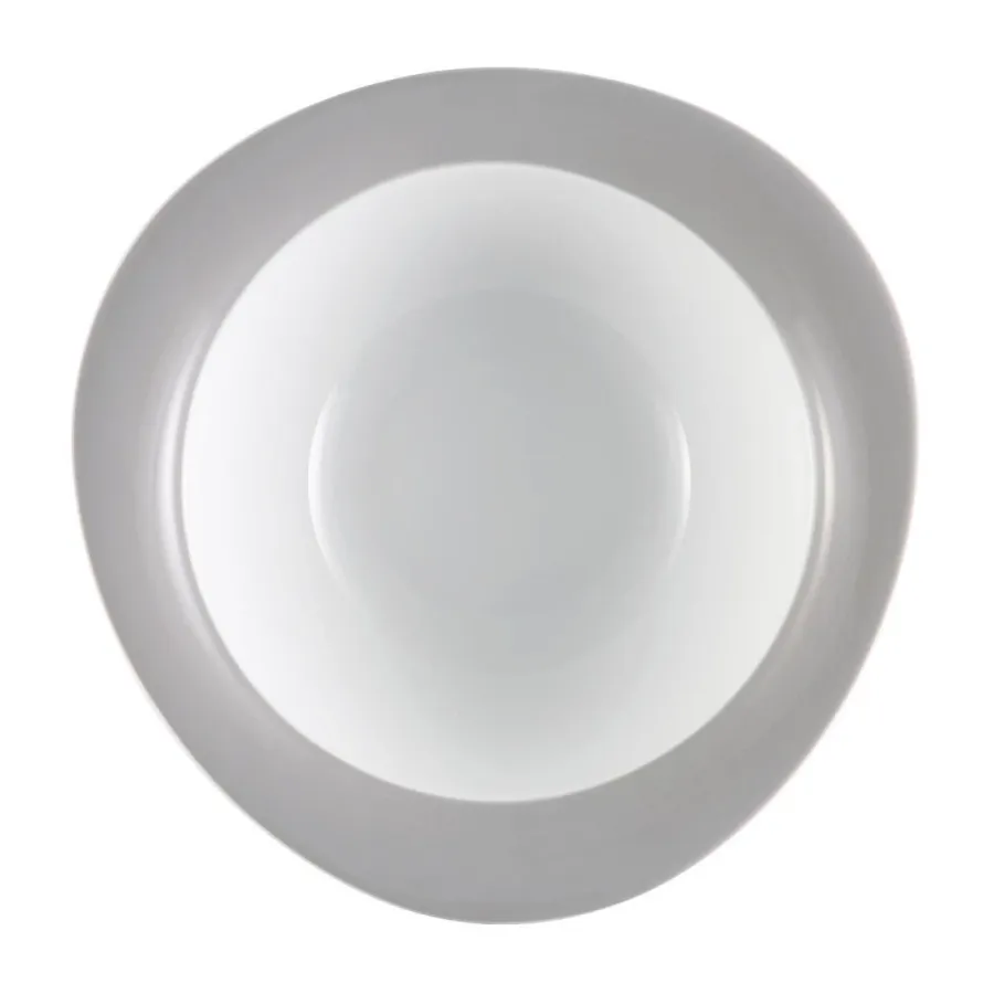 obrazek 2 Porcelanowa duża miska 28 cm w kolorze kamienno szarym - Seltmann Weiden