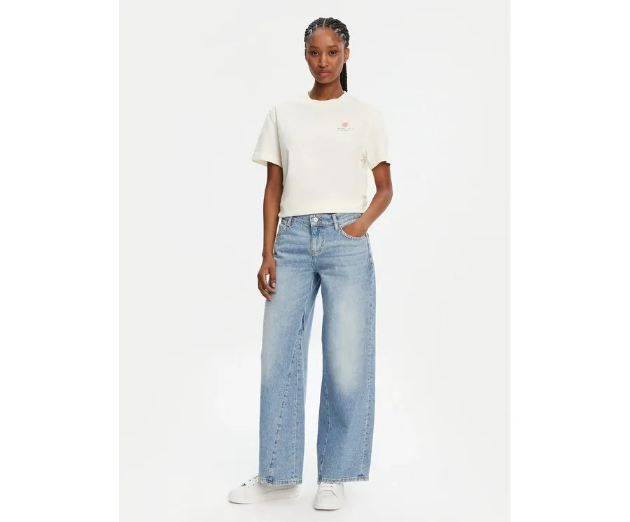 obrazek 1 Mustang Jeansy Medley 1016216 Niebieski Wide Leg