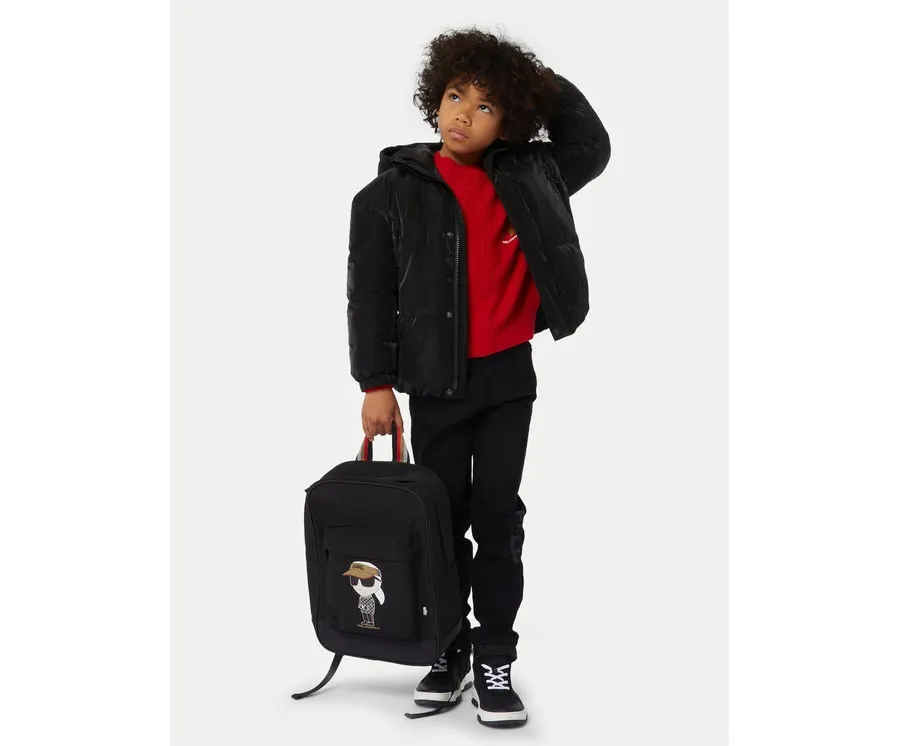obrazek 1 Karl Lagerfeld Kids Kurtka zimowa Z30274 S Czarny Regular Fit