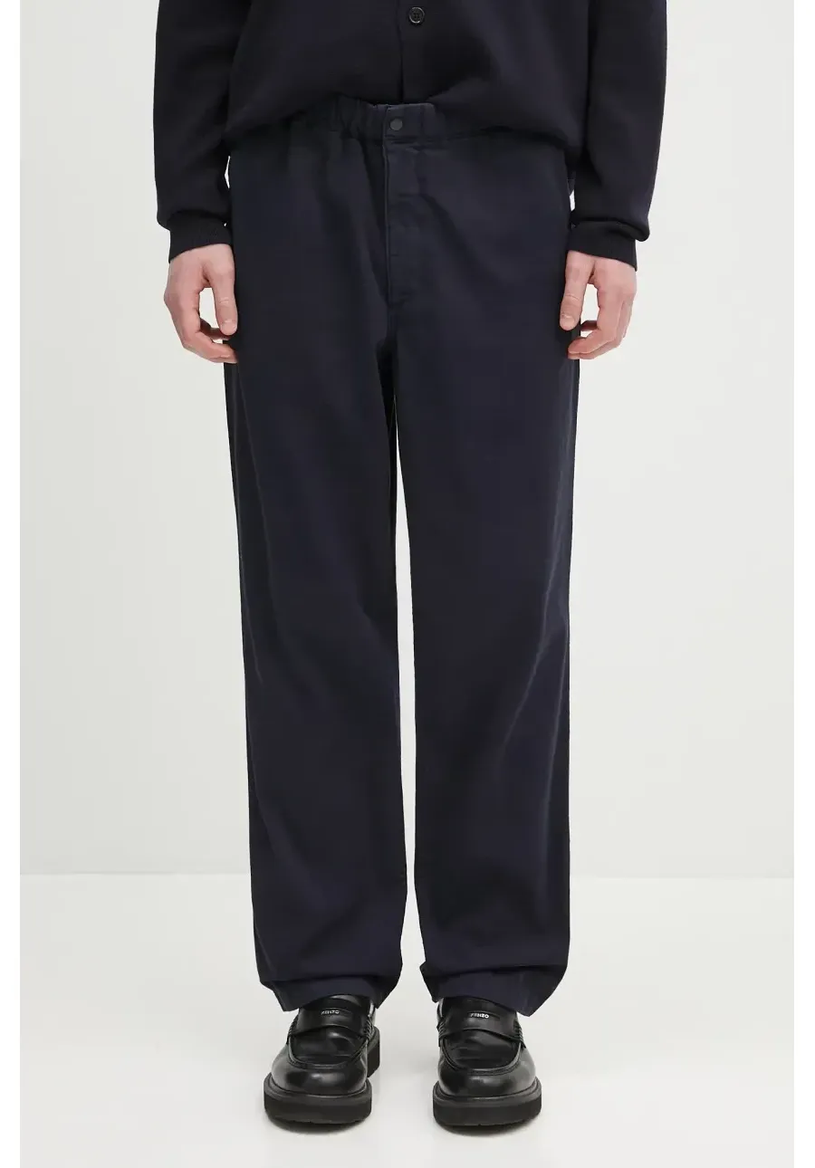 obrazek 1 Norse Projects spodnie Ezra Light Stretch męskie kolor granatowy w fasonie chinos N25.0369.7004