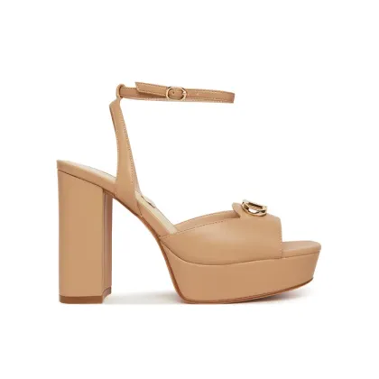 Zdjęcie TWINSET Sandały 251TCP122 Brązowy