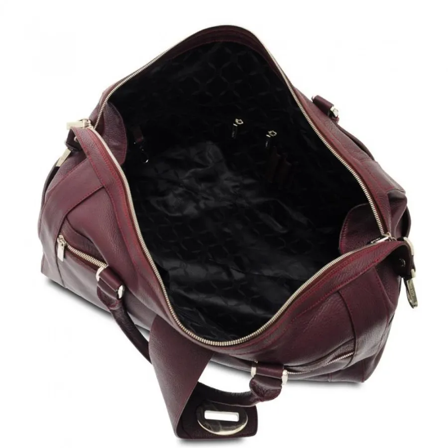 obrazek 5 Skórzana torba podróżna dla kobiet - Giudi