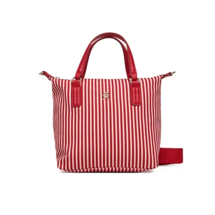 Zdjęcie Tommy Hilfiger Torebka Poppy Summer Small Tote AW0AW17202 Czerwony