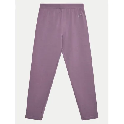 Zdjęcie 4F Legginsy 4FJWMM00TTIGF178 Fioletowy Slim Fit