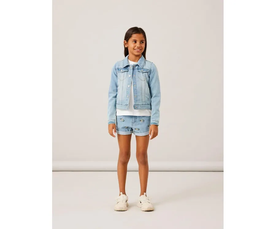 obrazek 1 NAME IT Kurtka jeansowa 13141427 Niebieski Regular Fit