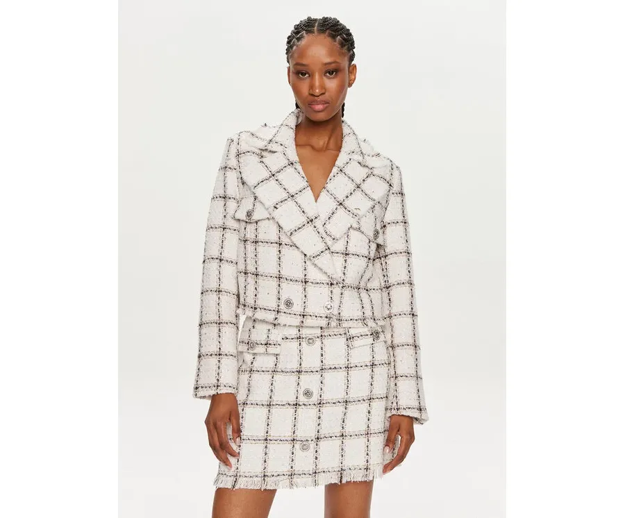 obrazek 1 Bruuns Bazaar Marynarka Nanya BBW3790 Biały Regular Fit