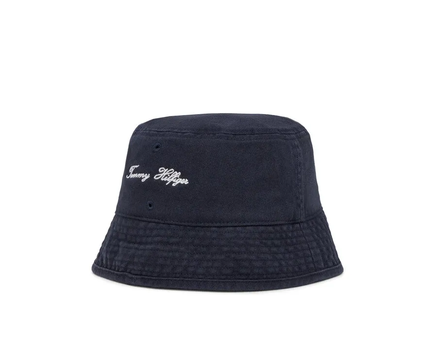 obrazek 1 Tommy Hilfiger Kapelusz Seasonal Flag Bucket AM0AM13384 Granatowy