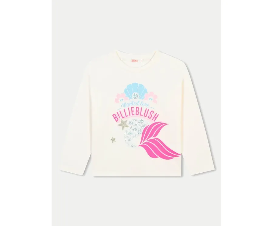 obrazek 1 Billieblush Bluzka U20488 Écru Regular Fit