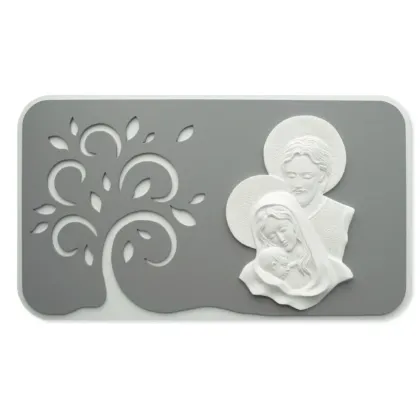 Picture Wall panel 70x40 cm depicting the Holy Family