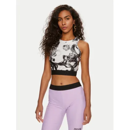 Zdjęcie Versace Jeans Couture Top 76HAM227 Biały Skinny Fit