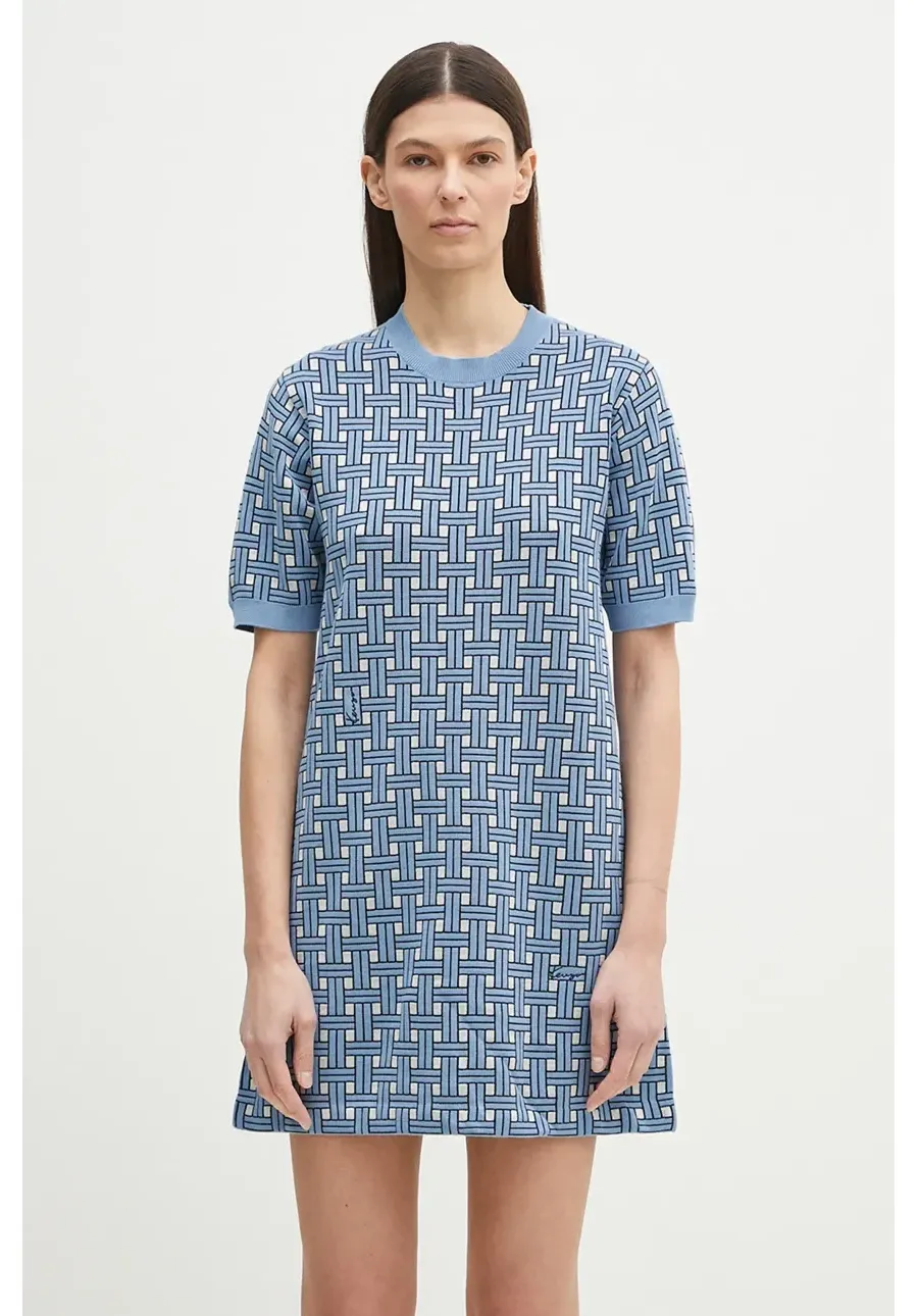 obrazek 1 Kenzo sukienka kolor niebieski mini prosta FF52RO4813CO.64