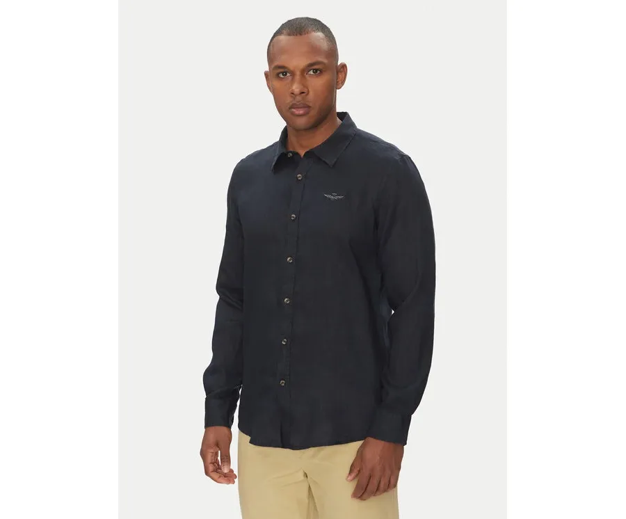 obrazek 1 Aeronautica Militare Koszula 251CA1239CT3089 Granatowy Regular Fit