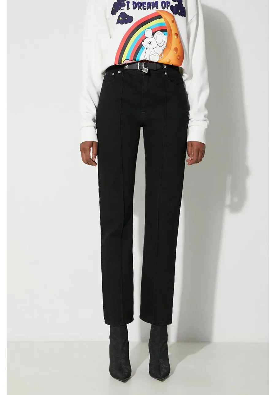 obrazek 1 JW Anderson jeansy damskie kolor czarny DT0075.PG1334