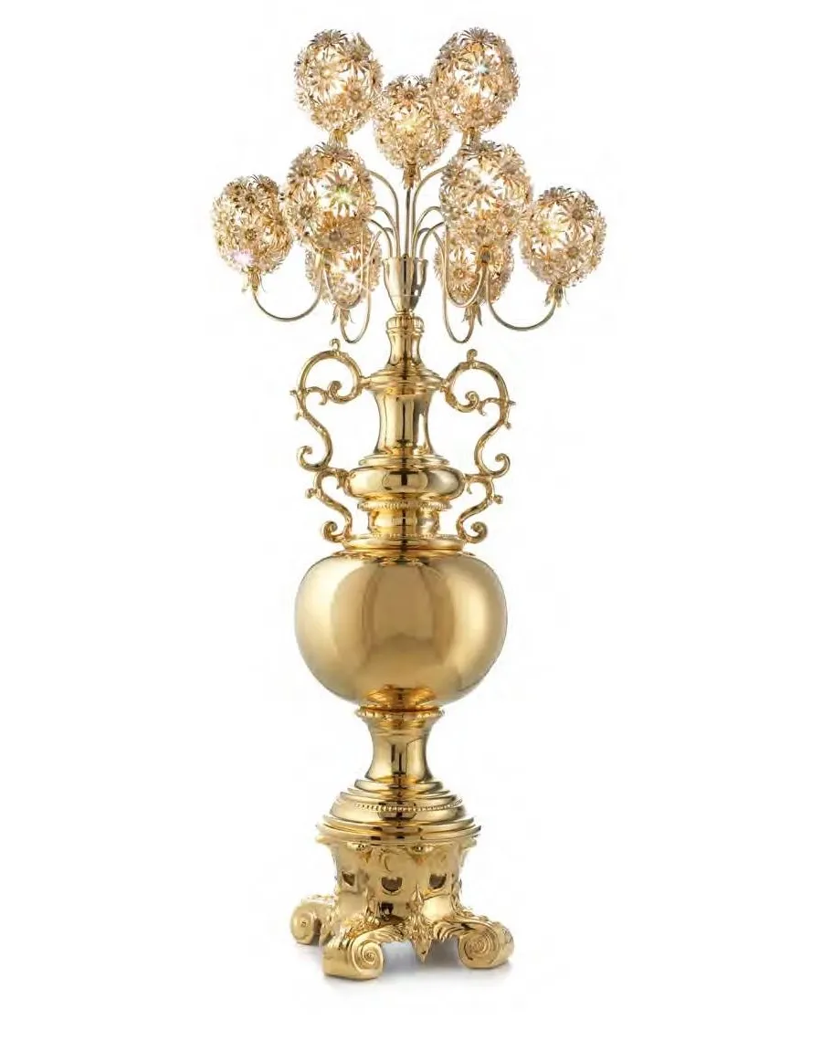 obrazek 1 Złota ceramiczna lampa