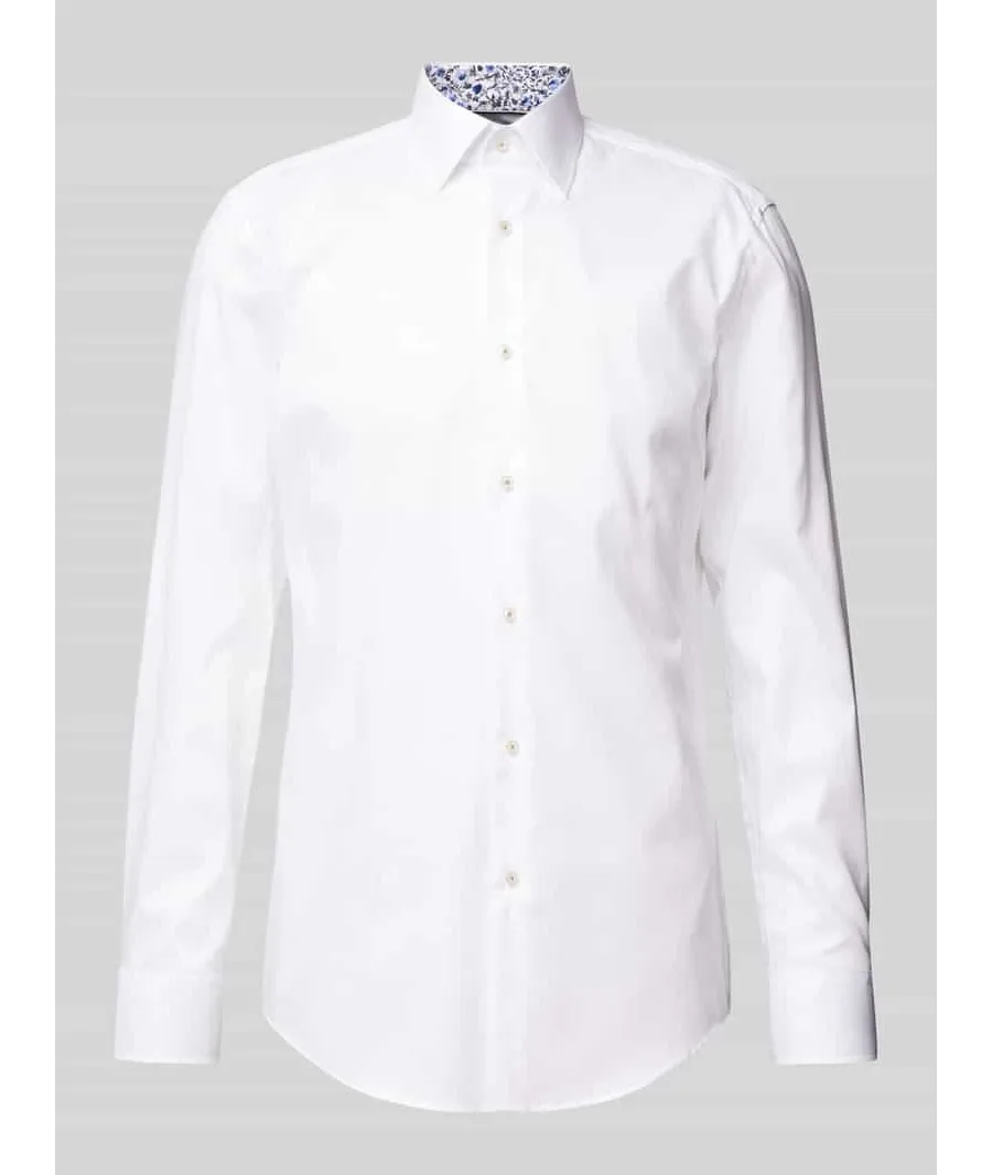 obrazek 1 Koszula biznesowa o kroju slim fit z kołnierzykiem typu kent model ‘Hank’