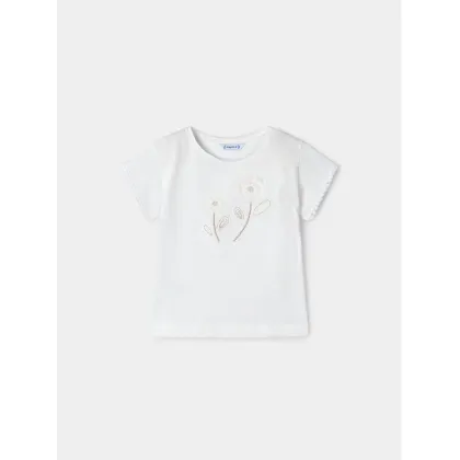 Zdjęcie Mayoral T-Shirt 3083 Écru Regular Fit